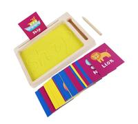 HEALSOPTHY Early Learning Sand Tray for Preschoolers Montessori Educational Writing and Drawing Board Enhances Fine Motor Skills Sensory Development and Cognitive Growth Creative Sand Art