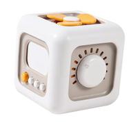 HEALSOPTHY Educational Busy Cube for Sensory Activity Cube Safe No-hard-corner Design Fine Motor Skill Development Travel Learning for Early Childhood