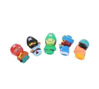 HEALSOPTHY Educational Pirate Finger Puppets for Vinyl Hand Puppets for Storytelling and Interactive Play for Early Learning Home Kindergarten and Party Use