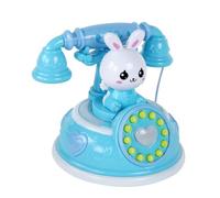 HEALSOPTHY Educational Plastic Phone Safe Simulation Telephone for Early Learning Color Recognition Social Skills Development Gift for Ages and Up