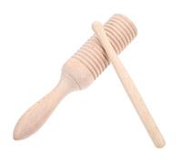 HEALSOPTHY Educational Wood Guiro Percussion for Auditory Training Musical Instrument Sensory Development Educational for Early Learning and Parent Interaction