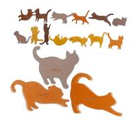 HEALSOPTHY Educational Wooden Cat Stacking for Balance and Brain Development Game with Animal Blocks Montessori Early Learning for Interaction Game