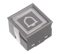 HEALSOPTHY Elevator Push Button Replacement for Bell Elevator Parts Dc24v Green Light Metal Switch Button Kit Controls