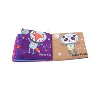 HEALSOPTHY Enlightenment Book for Newborn Crinkle Cloth Books for Early Education Toy for Boys and Girls Soft Material for Learning