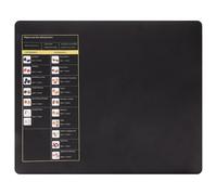 HEALSOPTHY Espresso Beans Sorting Mat Black Flexible Glue Portable Coffee Bean Classifying Pad Simple to Identify Suitable for Baristas and Home Use