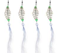HEALSOPTHY Fishing Cast Net Designed to Remove Hooks Made of Sturdy Nylon and Iron 4 Pcs and Safety for Throw Catch Fishing Freshwater Casting Net