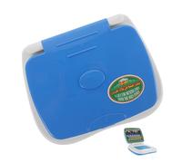 HEALSOPTHY Foldable Arabic Learning Machine Laptop for Early Education with Touch Screen Language Development Aid Stylish Blue Design for Boys