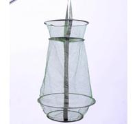 HEALSOPTHY Foldable Fishing Net Cage with Drawstring Opening Nylon Mesh Portable round Shrimp and Crab Trap for Fishing Collapsible Fish Landing Net with Design and Strong Spring Frames