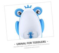 HEALSOPTHY Frog Urinal for Boys Wall-Mounted Potty Training Toilet with Removable Tank Easy to Clean Fun Aiming Design for Reach Without Step Stool