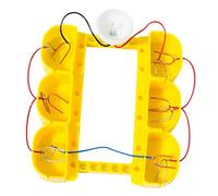 HEALSOPTHY Fruit Battery Science Experiment Kit for DIY Stem Physics for Elementary School Students Hands Circuit Learning and Educational Fun with Fruits Enhances Imagination and Practical