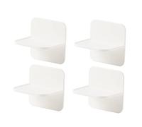 HEALSOPTHY Furniture Anti Falling Connector Child Safety Protector Wardrobe Fixer with Non-Marking Stickers for Baby Safety Cabinet Fixing 4pcs White 2 Sets