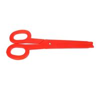 HEALSOPTHY Giant Red Clown Scissors Costume Prop for Adults, Oversized Plastic Nonfunctional Safe Accessory for Circus Acts and Party Events