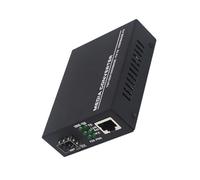 HEALSOPTHY Gigabit Fiber Optic Media Converter Sfp to Ethernet Adapter Supports Speeds Compatible with Sc and Lc Optical Modules Low Power Consumption Multi-mode Single-mode Fiber Compatible