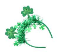 HEALSOPTHY Green Shamrock Headband Comfortable Lightweight Irish Hair Accessory for Men and Women Stylish Festival Wedding Party Headwear Inspired by Irish Tradition