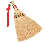 HEALSOPTHY Hand Broom for Cleaning Carpets and Sofas Khaki Corn Broom Versatile Multi-functional Home Cleaning Tool Sturdy Hand-made for Indoor Use