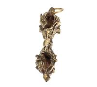 HEALSOPTHY Handmade Copper Vajra Pendant Charm for DIY Necklace Bracelet Tibetan Buddhist Decor Accessory Spiritual Jewelry for Women and Men Multipurpose Craft