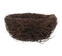 HEALSOPTHY Handmade Encouraging Small Nest for Rattan Realistic Bird and Birds or Look Multipurpose Function Foot and Beak Exercise Easter Coffee Colour, Party Favors Supplies