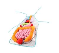 HEALSOPTHY Human Organs Apron Educational with Anatomy Design Early Learning Teaching Aid for Plastic and Cotton Material Gift for Preschool Anatomy Awareness and Fun Interactive Play