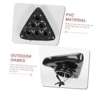 HEALSOPTHY Inflatable Triangular Drink Holder Floating Cup Storage for Pool Party Beach Game Accessory Black Beer Water Bottle Holder