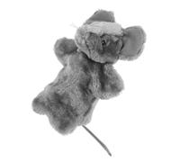 HEALSOPTHY Interactive Plush Mouse Hand Puppet for Soft Animal Storytelling Washable and Comfortable Hand Puppet for Role Play and Imaginative Games Enhances Communication and Motor Skills