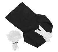 HEALSOPTHY Judge Costume with Lawyer Robe and Wig for Halloween Soft Courtroom Dress Up Outfit for Boys and Role Play and Kindergarten Parties