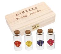 HEALSOPTHY Large Capacity Keepsake Box for Newborns with Wooden and Glass Materials, Elegant Design Storage Box with Lid to Preserve Baby's Memories, Present for Newborn Families