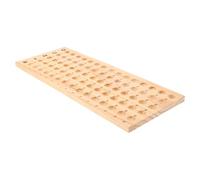 HEALSOPTHY Large Wooden Bingo Board with Ball Tray Rack for Balls Montessori Mathematical Enhancing Early Math Skills Smooth Finish for Family Games Parties and Group Learning
