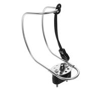 HEALSOPTHY Lifebuoy Holder Bracket Silver Deck Accessory Stainless Steel Secure Circular Ring Mount, Marine Hardware for Lifebuoy Storage for Boats and Yachts