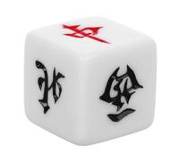 HEALSOPTHY Mahjong Dice Compact Plastic Party Game Accessory for Home Bars Ktv Lightweight Southeast Northwest East Direction Dice