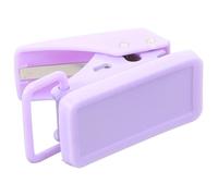 HEALSOPTHY Manual Single Hole Puncher Durable Abs Paper Puncher for Loose Leaf Office School Home Use Portable Craft Stationery Tool with Easy
