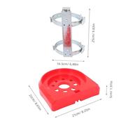HEALSOPTHY Metal Fire Extinguisher Wall Mount Bracket with Plastic Base and Iron Hook Fire Safety Holder for Home Car Truck Office Easy Installation Support