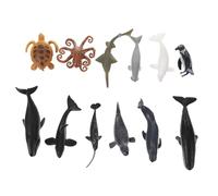 HEALSOPTHY Mini Creature Models for Educational Sea Animal for Early Learning Realistic Ocean Figurines for Cognitive Development and Creative Play