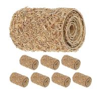 HEALSOPTHY Mini Haystack Model 8Pcs Set, Faux Straw 2X2X3Cm Sturdy Miniature Hay for Dollhouse DIY Farm Scene Decoration Crafts
