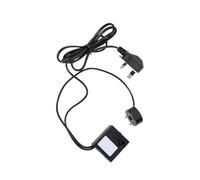 HEALSOPTHY Mini Submersible Water Pump, 350l/h Flow Rate for Aquarium Fish Tank with LED Light, Saving Abs Material, Easy to, for Aquarium and Hydroponic Systems