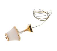HEALSOPTHY Miniature Dollhouse Lamp Vintage Style LED Light Fixture for DIY Dollhouse Furniture Accessories Soft Glow Decorative Model for Bedroom and Living Home Decor
