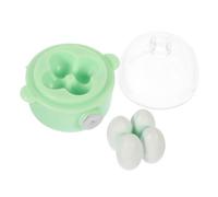 HEALSOPTHY Miniature Egg Cooker Model for Dollhouse Kitchen Compact Doll House Appliance for Pretend Play Decorative Accessory for Miniature Scenes for Creative Role Playing