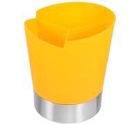 HEALSOPTHY Multi-compartment Straw Container with 3 Sections, Kitchen Utensil Holder Bucket for Chopsticks and Tableware Storage, Home Bar Straw Organizer Case Random Color