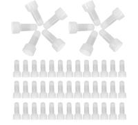 HEALSOPTHY Nylon Quick Wire Connector Caps, Pp Plastic round End Electrical Terminal Blocks, High Temperature Resistant Wire Connectors for Industrial and Control Panel Wiring, 1000pcs