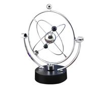 HEALSOPTHY Orbital Perpetual Motion Automatic Rotating Kinetic Science Art Sculpture for Office Desktop Decoration Educational Space Enthusiasts