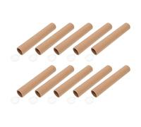 HEALSOPTHY Paper Couplets Containers for Spring Festival and New Year's Day Storage 10pcs Cylinder-Shaped for Holding Blueprints and Couplets, Delicate and Decorative Wrapping Boxes
