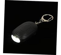 HEALSOPTHY Personal Alarm Keychain for Children Personal Security Alarm Led Light Outdoor Safety Device Black for Travel and Daily