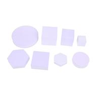 HEALSOPTHY Photography Props Indoor Ornaments Lavender Foam 8pcs Geometric Cubes with Fine Craftsmanship, Lightweight and Easy to Carry for Living Room or Study Decoration