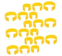 HEALSOPTHY Pill Bottle Label Clips Medicine Bottle Label Lab Beaker Clamps Feeding Tube Clamp Secure Clip