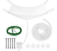 HEALSOPTHY Plastic Roof Leak Diverter with Ceiling Leak Protection and Multi-Surface Adaptability Rainwater Collection Funnel for Patio for Roof Drip Management