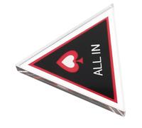 HEALSOPTHY Poker Dealer Button Double Sided Game Marker for Poker Chips and Card Counting Accessories Compact Lightweight Design and Casual Gatherings