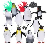 HEALSOPTHY Polar Animal Penguin Model Miniature Figurines for Crafts and Desktop Ornaments Stable Standing Penguin Statues for Imagination DIY Scene Layout Photography Props and Gifts