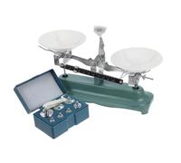 HEALSOPTHY Portable Mechanical Balance Scale with Weights and Tray Precise Beam Scale for Laboratory and Educational Experiments Accurate Science Teaching Tool for Physics and Chemistry