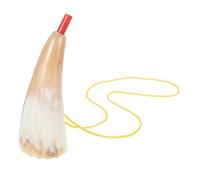 HEALSOPTHY Portable Natural Ox Horn Trumpet for Adults Sound Cheering Instrument for Outdoor Parties Gatherings and Beginner Wind Instrument Practice