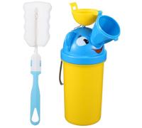 HEALSOPTHY Portable Travel Potty for Boys Leak Abs Urinal Emergency Toilet for Camping Car Beach Pee Training Potty with Strong Seal and Easy to Clean Design Random Color