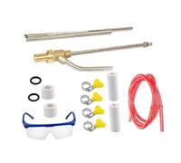 HEALSOPTHY Professional Sandblaster Kit with Quick Connect Industrial Derusting Tool Sandblasting Gun Head Accessory for Surface Cleaning and Rust Removal in Garden and Industrial Use